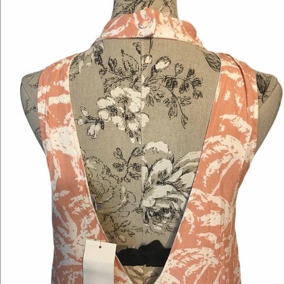🆕 Tobi Peach Halter Dress M - Picture 4 of 5